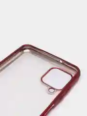 Красный чехол для Samsung Galaxy A12 / M12 бронь плёнка смартфона защита экрана смартфон телефон