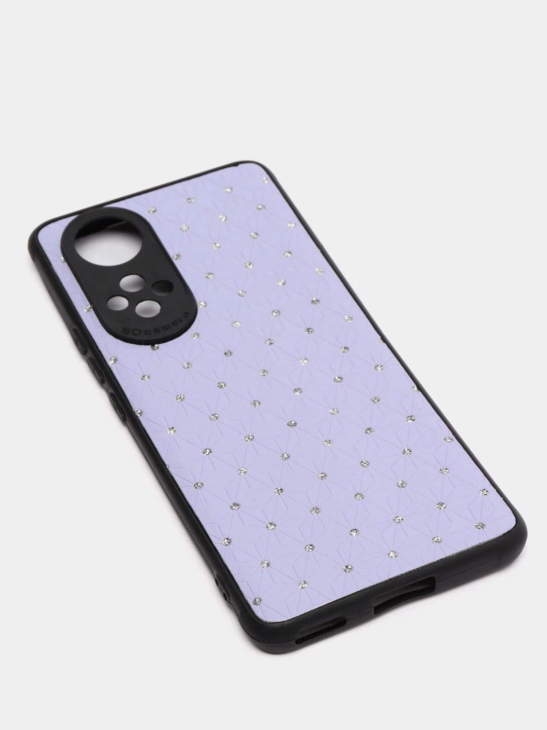 Лавандовый чехол Honor 50, Huawei Nova 9, Хонор 50, Хуавей Нова 9 силиконовый под кожу со стразами