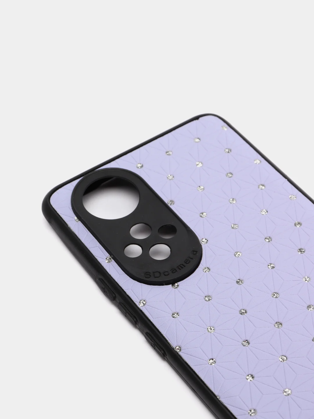 Лавандовый чехол Honor 50, Huawei Nova 9, Хонор 50, Хуавей Нова 9 силиконовый под кожу со стразами