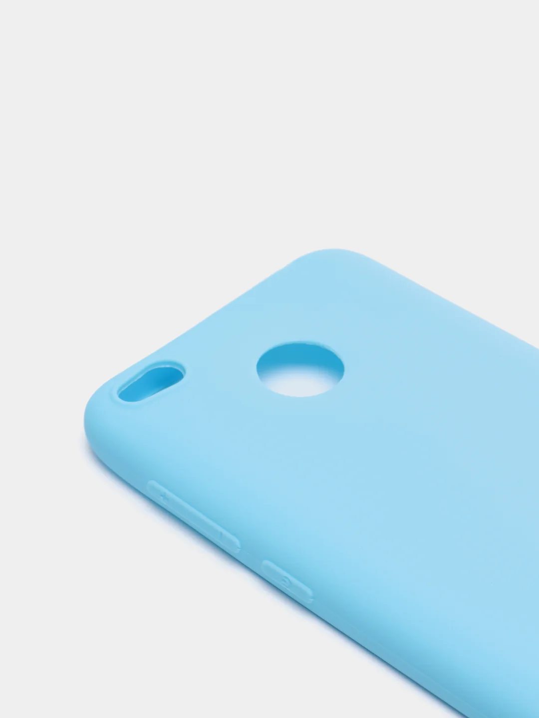Голубой чехол Xiaomi Redmi 4X, Сяоми Редми 4Х, силиконовый цветной матовый