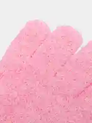Розовый мочалка перчатка