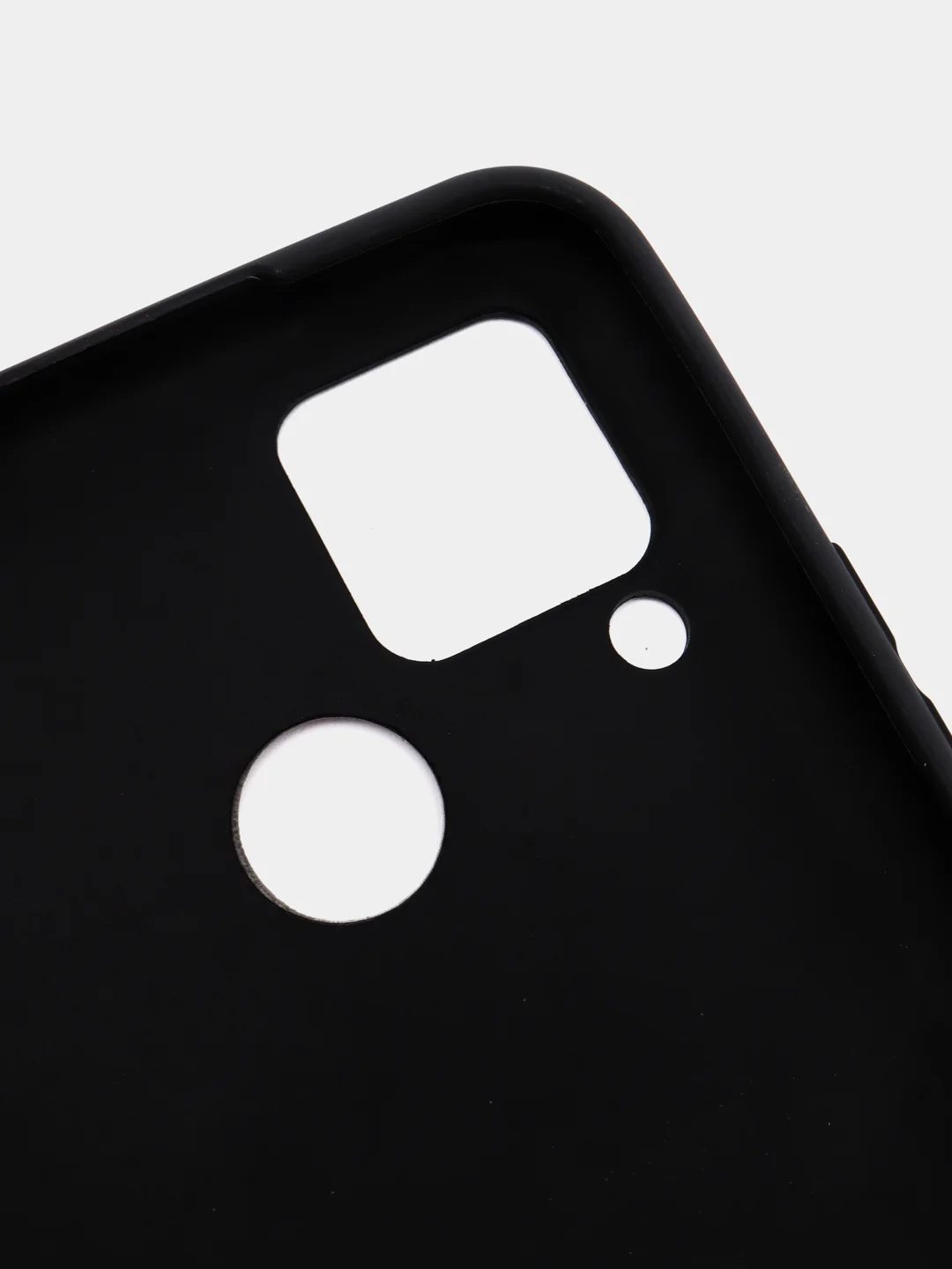 Черный чехол для Realme C15 силиконовый