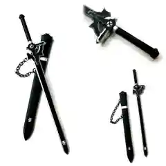 Меч-оружие из Sword Art Olnine-Kirito (Кирито) Elucidator Вразумитель Аниме Мастера Меча