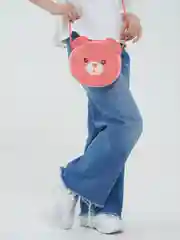 Красный сумка плюшевая детская