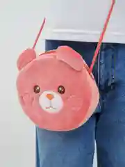 Красный сумка плюшевая детская