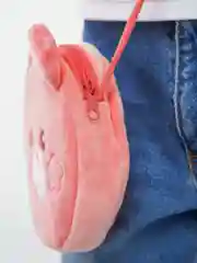 Красный сумка плюшевая детская