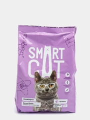 Полнорационный сбалансированный корм для кошек с кроликом Smart Cat, 1400 г