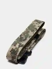 Белый ремень "Кобра", тактический, с пряжкой