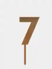Топпер цифра 1, 2, 3, 4, 5, 6, 7, 8, 9, 0