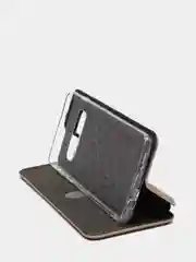 Золотой чехол книжка Samsung Galaxy S10, Самсунг Галакси С10