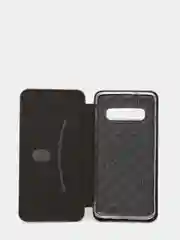 Золотой чехол книжка Samsung Galaxy S10, Самсунг Галакси С10