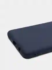 Темно-синий чехол Samsung A12 / M12 / A22 / M32 / M22 / A32 силиконовый с защитой камеры