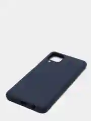 Темно-синий чехол Samsung A12 / M12 / A22 / M32 / M22 / A32 силиконовый с защитой камеры