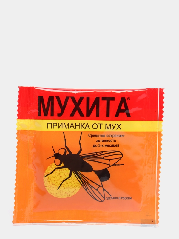 МУХИТА приманка от мух длительного действия до 3-х месяцев 10 гр отрава