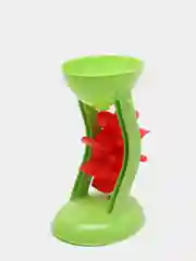 Зеленый игрушка для песочницы / Набор мельница, лопатка, грабли/Набор для песка "Непоседа" №3