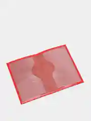 Красный обложка на паспорт из натуральной кожи, 2 цвета