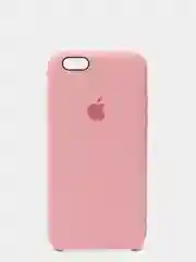 Розовый силиконовый чехол на iPhone все модели.