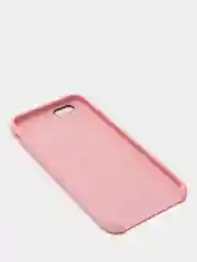 Розовый силиконовый чехол на iPhone все модели.