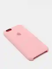 Розовый силиконовый чехол на iPhone все модели.