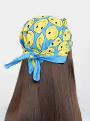 Голубой бандана на голову