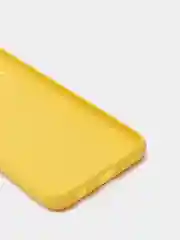 Желтый чехол-накладка для Realme C25 из силикона, с матовым покрытием и бортиком