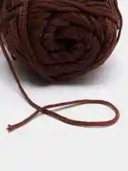 Коричневый шнур полиэфирный, для вязания, 3 мм, пряжа