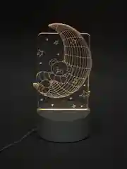Бордовый светильник 3D ночник светодиодный LED