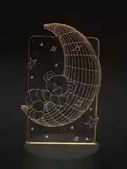 Бордовый светильник 3D ночник светодиодный LED