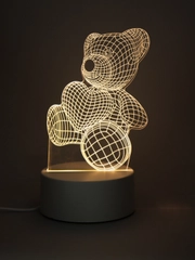 Светильник 3D ночник светодиодный LED