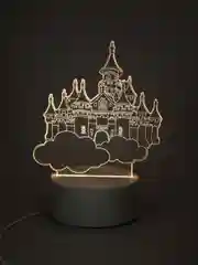 Бежевый светильник 3D ночник светодиодный LED