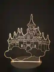 Бежевый светильник 3D ночник светодиодный LED