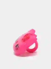 Фуксия пуговицы декоративные на ножке "Hello kitty", пластиковые