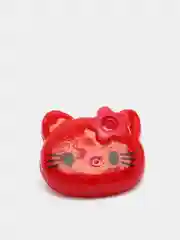 Красный пуговицы декоративные на ножке "Hello kitty", пластиковые