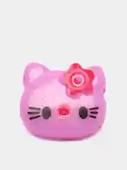 Аметистовый пуговицы декоративные на ножке "Hello kitty", пластиковые