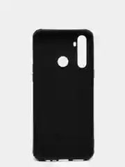 Темно-синий чехол Realme C3 / 5 / 6i Реалми С3 / 6ай силиконовый (имитация кожи)