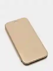 Золотой чехол-книжка iPhone 5, 5S, SE, 6, 6S, 7, 8, SE, X, XS, XR, 11, 12, 13, Pro, Max, Mini