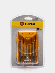Набор прецизионных отверток TOPEX, 6 штук