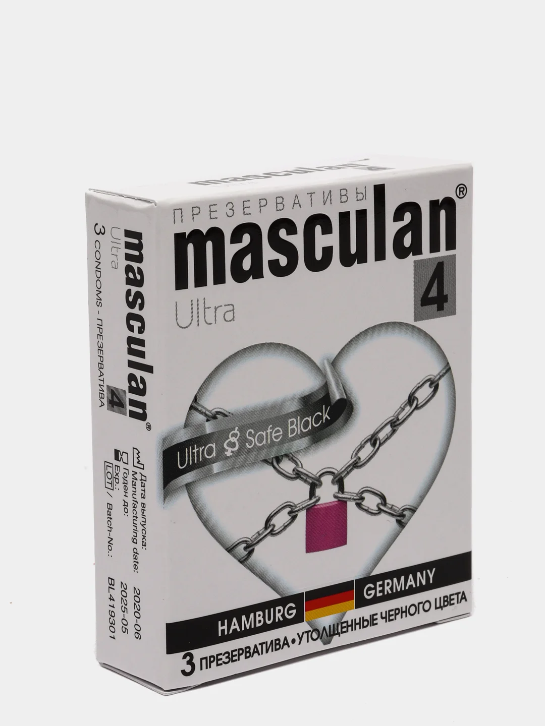 Презервативы Masculan 4 Ultra, ультрапрочные, 3 штуки