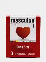 Презервативы Masculan 1 Classic нежные, 3 штуки