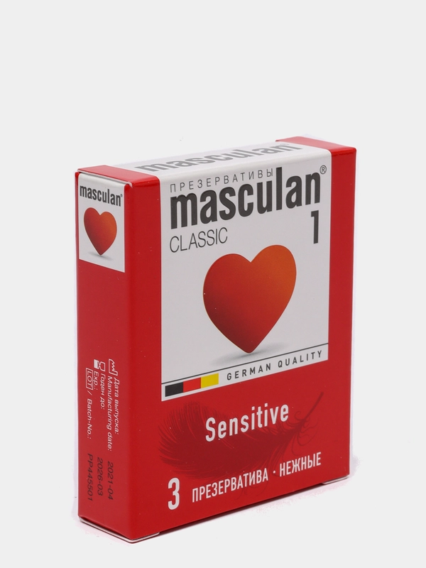 Презервативы Masculan 1 Classic нежные, 3 штуки