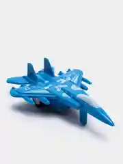 Голубой игрушка самолет, инерционная