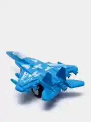 Голубой игрушка самолет, инерционная