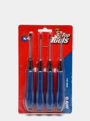 Набор прецизионных отверток Top Tools, 4 штуки, 39D191