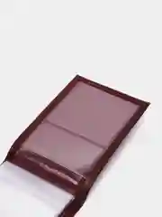 Бордовый визитница, Кредитница Натуральная кожа