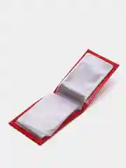 Алый визитница, Кредитница Натуральная кожа