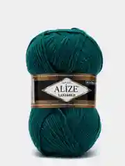 Зеленый пряжа Alize Lanagold, 240 м