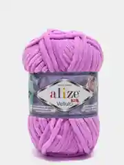 Конфетный пряжа плюшевая Alize Velluto