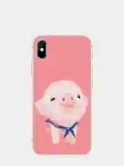 Розовый чехол для Apple iPhone 6/6s / 6 Plus/6s Plus / 7/8 / 7 Plus/8 Plus / 11 / 11 PRO / 11 PRO MAX / XS Max / XR / X/XS силиконовый Животные, 3 вида