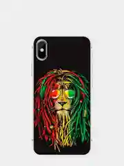 Зеленый чехол для Apple iPhone 6/6s / 6 Plus/6s Plus / 7/8 / 7 Plus/8 Plus / 11 / 11 PRO / 11 PRO MAX / XS Max / XR / X/XS силиконовый Лев, 3 вида