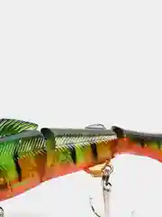 Тёмно-зелёный cекционный 3D воблер (13см, 21гр)